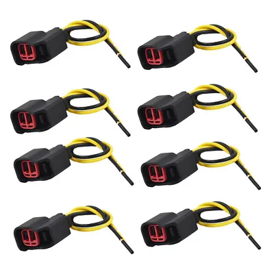 $9.33 • Buy 8Pcs Fuel Injector Connector Pigtail Wire For Dodge LS2 LS3 Ford EV6 EV14 USCAR