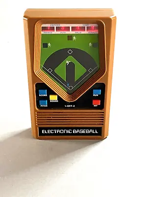 Vintage Mattel Classic Electronic Baseball Handheld Portable Game 2001 Works • $14.40