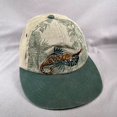 Costa Rica Hat Mens Beige Adjustable Strapback Cap Jungle Cheetah Embroidered • $11.64