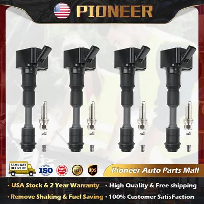 4X New Ignition Coil&Spark Plug For Volvo S60 V60 XC60 V90 XC40 XC70 2.0L UF756 • $79.56