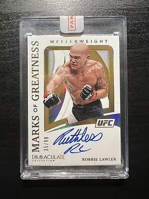 Robbie Lawler  2021 Panini Immaculate MOG Auto #/99 Sealed • $12.50