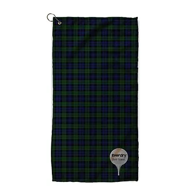 Tartan - Traditional Black Watch - Golf Towel • £15.99