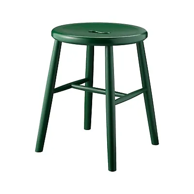 Børge Mogensen Model J27 Dark Green Painted Beech Stool Produced By FDB Møbler • $310