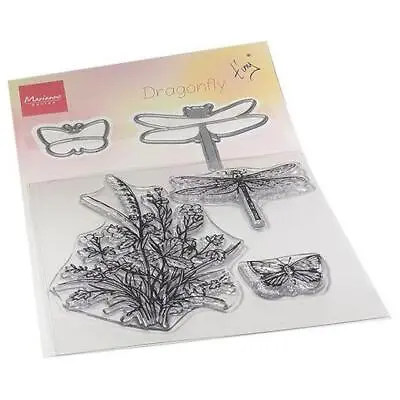 Marianne Design Stamp & Die Set - Tiny's Dragonfly TC0880 • £8.99