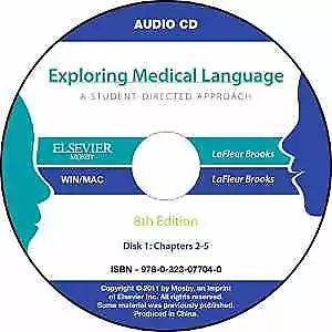 Audio CDs For Exploring Medical Language - Audio CD By LaFleur Brooks RN - Good • $6.59
