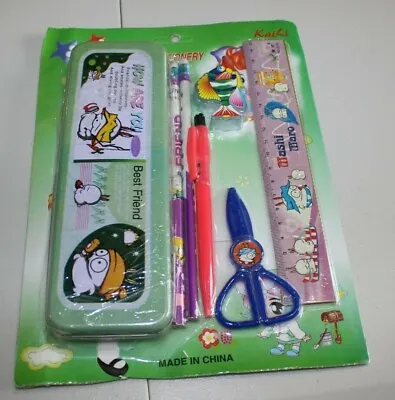 New In Package Mashimaro Anime Stationery Set Ruler Pencil Case Rabbit  • $10