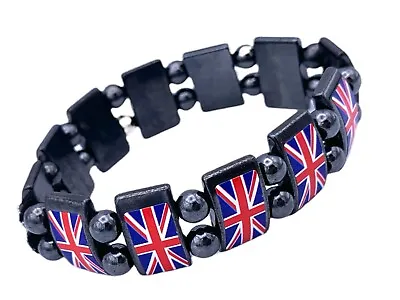 £2.99 • Buy British Union Jack Bracelet Flag Mens Ladies Stretch UK STOCK FREE