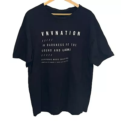 VNV Nation Noire Tour 2018 Concert Band T-Shirt - Size XXL • $29.99