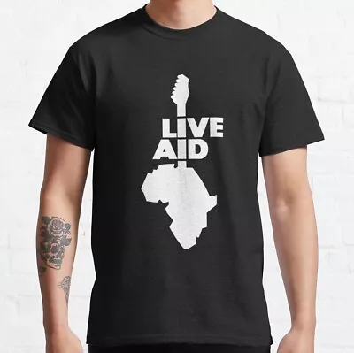 HOT SALE!  Live Aid Retro Shirt Vintage Graphic Unisex T-Shirt Size S-5XL • $26.99