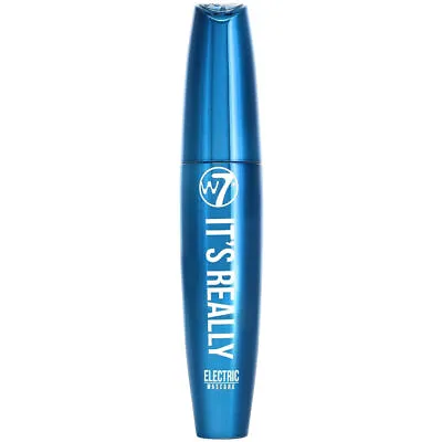 W7 It's Really Electric Blue Mascara - Longer Lashes Fancy Dress Thick Brush 80s • £4.19