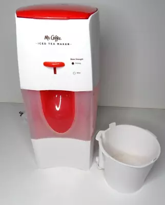 Mr Coffee 3 Quart Iced Ice Tea Maker Red TM75RS No Pitcher TESTED • $17.95