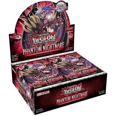 YuGiOh TCG: Phantom Nightmare : Sealed Booster Box Of 24 Packs : 1st Edition • £65.95