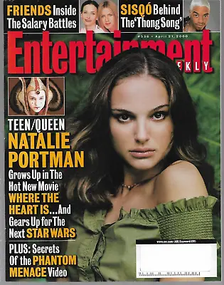 NATALIE PORTMAN - ENTERTAINMENT WEEKLY Mag  April 24 2000 - Label Covered • $10