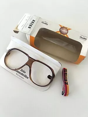 NIB ZEISS Eyeglasses Vintage Eyewear Pilot Aviator Oval Frame Glasses Mens • $64.85