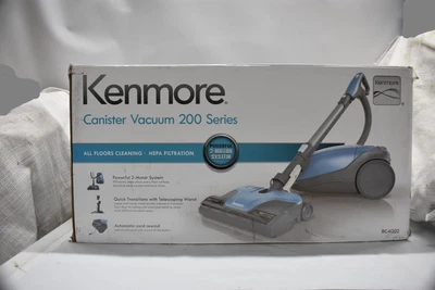$150 • Buy Kenmore 200 Series Corded Canister Vacuum Cleaner Bagged Blue - BC4002