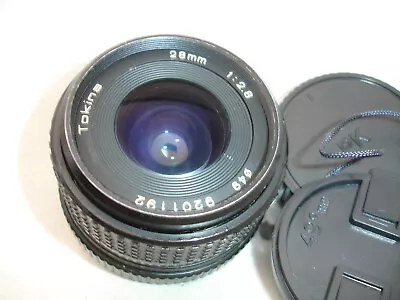 TOKINA 28mm F/ 2.8 Lens Pentax K PK Mount  Sn9201192 • $17.90