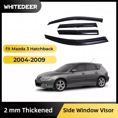 Fits Mazda 3 Hatchback 04-09 Side Window Visor Sun Rain Deflector Guard • $31.99