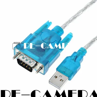 HL-340 USB To RS232 Serial Port 9 Pin DB9 Cable Serial COM Port CH340 • $3.01