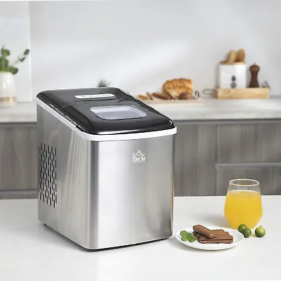 Ice Maker Machine Portable Counter Top Ice Cube Maker For Home 12kg In 24 Hrs • £79.99