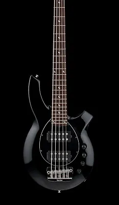 Ernie Ball Music Man Bongo 5 HH - Black #76116 With Original Hardshell Case • $2099