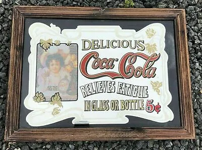 Coca Cola Vintage/Retro/Collectible Advertising Mirror ~ 20 X 15 Inches • £41.99