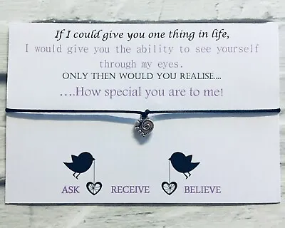 Wish Bracelet I Love You Wife Husband Girlfriend Boyfriend Gift Present • $4.98