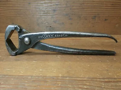 Antique/Vintage  HELLER BROS CO.  8  *Ferriers Knippers* EXCELLENT • $21