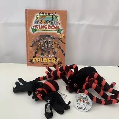 My Animal Kingdom: All About Spiders 2 Toys Hardcover Book Included • £12.99