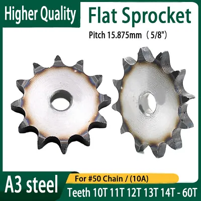 10A Chain Drive Flat Sprocket 10-60 Tooth Roller Chain Chain Links Pitch 5/8  • $5.09