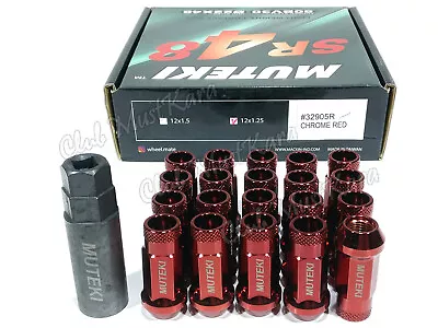 Muteki Sr48 20pcs Extended Wheels Tuner Lug Nuts (open End/12x1.25/red) • $49.99