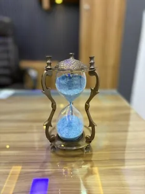 Sand Timer Hourglass Brass Nautical Maritime Hour Glass Vintage Sand Clock Gift • $43.90