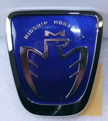 Toyota MR2 MR-S Spyder Midship Runabout BLUE Emblem Badge 1999-2008 ZZW30 Japan • $56.04