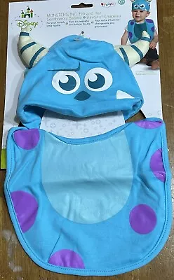 2014 Disguise Disney Baby Monsters Inc Sulley Bib & Hat 0-12 Months NWT Costume • $12