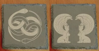 $3.97 • Buy Neverending Story 80s Movie Stone Coasters Ghostbusters Goonies Labyrinth