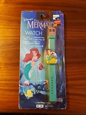 $19.99 • Buy 1989 Disney's  The Little Mermaid  Watch On Card