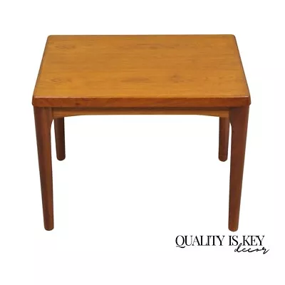 Vejle Stole Møbelfabrik Mid Century Danish Modern Teak Wood Side End Table • $395