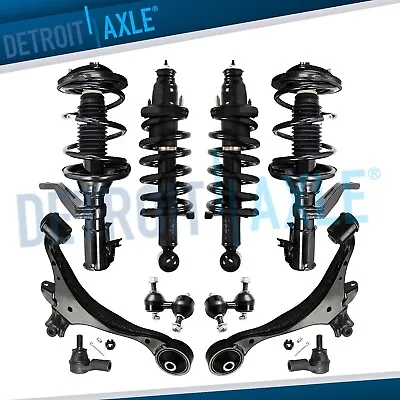 Front & Rear Struts Contorl Arms Tie Rods Sway Bars Kit For 2002-2004 Acura RSX • $359.06