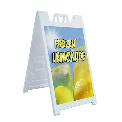 A-frame Sidewalk Frozen Lemonade 24  X 36  Double Sided A-Frame Sidewalk Sign • $44.99