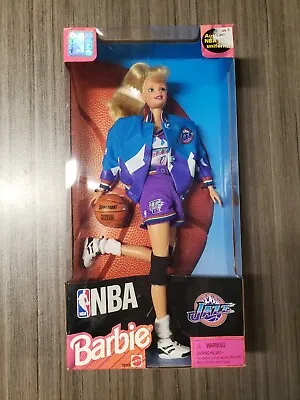 Vintage Barbie NBA Utah Jazz Basketball Collectible 1998 Mattel 20708 • $168.59