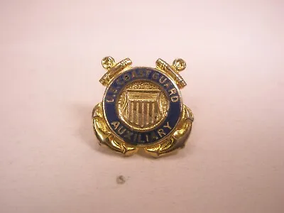 USGCA United States Coast Guard Auxiliary Vintage Tie Tack Lapel Pin • $19.49