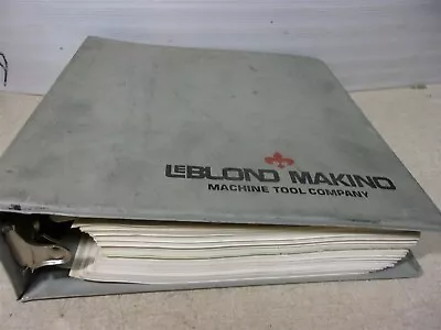 Leblond Makino Machine Programming/Operators Manual Vertical Machining Centers • $39.99