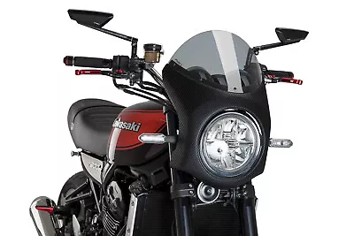 Puig Screen Semi Faring Kawasaki Z900rs 2020 Light Smoke-carbon • £206.39