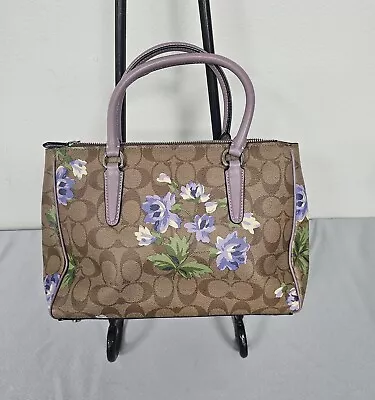 Surrey Carryall In Signature Canvas With Lily Print F72642 • $145