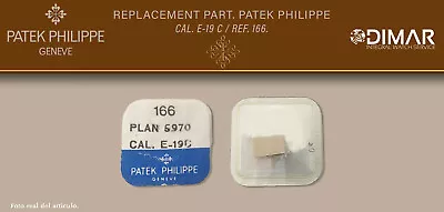Replacement Part Patek Philippe Original CALIBRE.E-19 C. REF.166 PLAN.5970 • $112.84