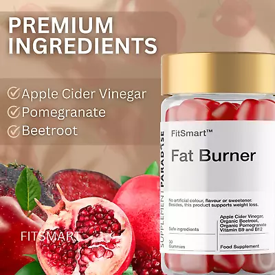 FitSmart Fat Burner - New Tasty & Enjoyable Gummies - 1 Month Supply • £39.90