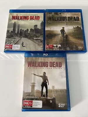 The Walking Dead: Complete Seasons 1-3 - Bluray DVD • $24.99