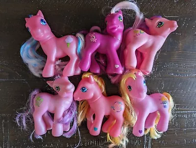 Vintage My Little Pony G3 Lot Of 6 Pink Ponies Skywishes Serendipity And More! • $32.59