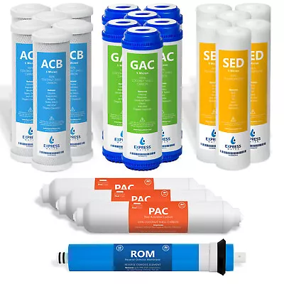 3 Year Reverse Osmosis System Replacement Filter Set – 22 Filters – 50 GPD • $89.99