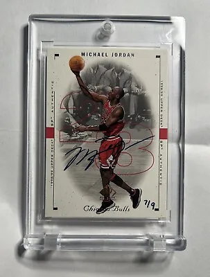 2001-02 Ultimate Collection Michael Jordan 1998 SP Authentic Buy Back Auto /9 • $10000