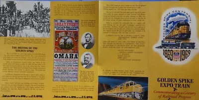 $1.99 • Buy Railroad Brochure Union Pacific 869-1969 Golden Spike Expo